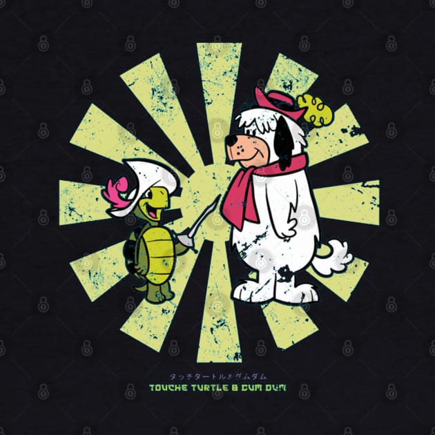 Touche Turtle And Dum Dum Retro Japanese by box2boxxi